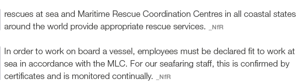 rescues at sea and Maritime Rescue Coordination Centres in all coastal states around the world provide appropriate re...