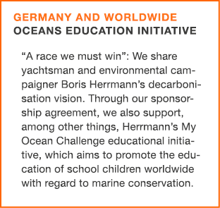 GERMANY AND WORLDWIDE OCEANS EDUCATION INITIATIVE “A race we must win”: We share yachtsman and environmental campaign...