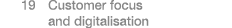  19 Customer focus and digitalisation