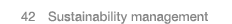  42 Sustainability management