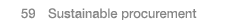  59 Sustainable procurement