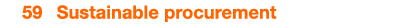  59 Sustainable procurement