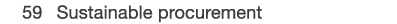  59 Sustainable procurement