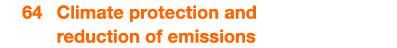  64 Climate protection and reduction of emissions
