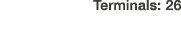 Terminals: 26