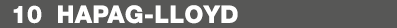 10 ­Hapag Lloyd