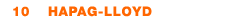  10 Hapag LLoyd