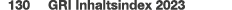  130 GRI Inhaltsindex 2023