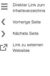  ￼ Direkter Link zum Inhaltsverzeichnis ￼ Vorherige Seite ￼ N chste Seite ￼ Link zu externen Websites 