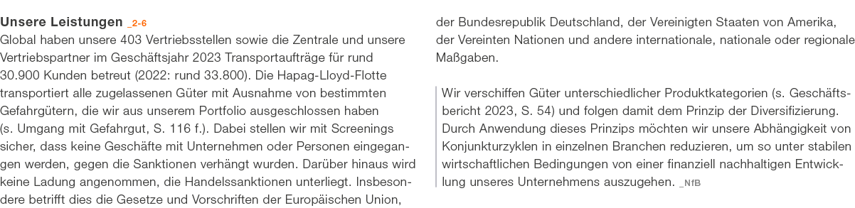 Unsere Leistungen _2 6 Global haben unsere 403 Vertriebsstellen sowie die Zentrale und unsere Vertriebspartner im Ges...