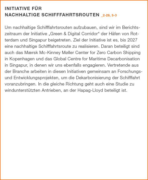Initiative f r nachhaltige Schifffahrtsrouten _2 28, 3 3 Um nachhaltige Schifffahrtsrouten aufzubauen, sind wir im Be...