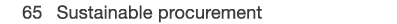  65 Sustainable procurement