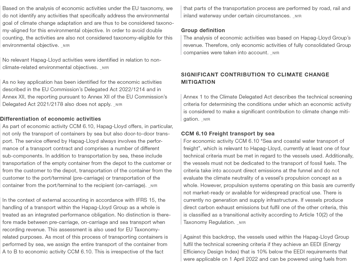 Based on the analysis of economic activities under the EU taxonomy, we do not identify any activities that specifical...