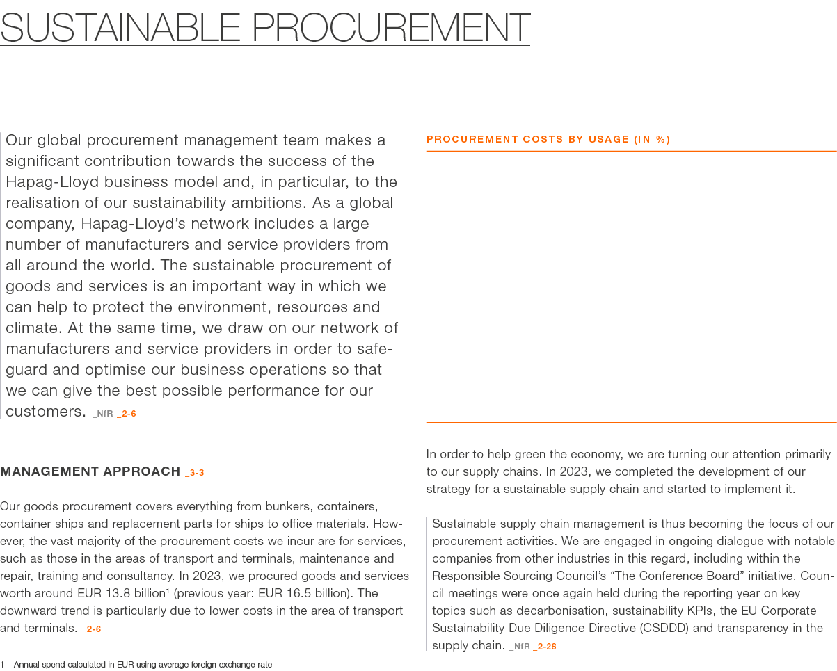 sustainable procurement Our global procurement management team makes a significant contribution towards the success o...