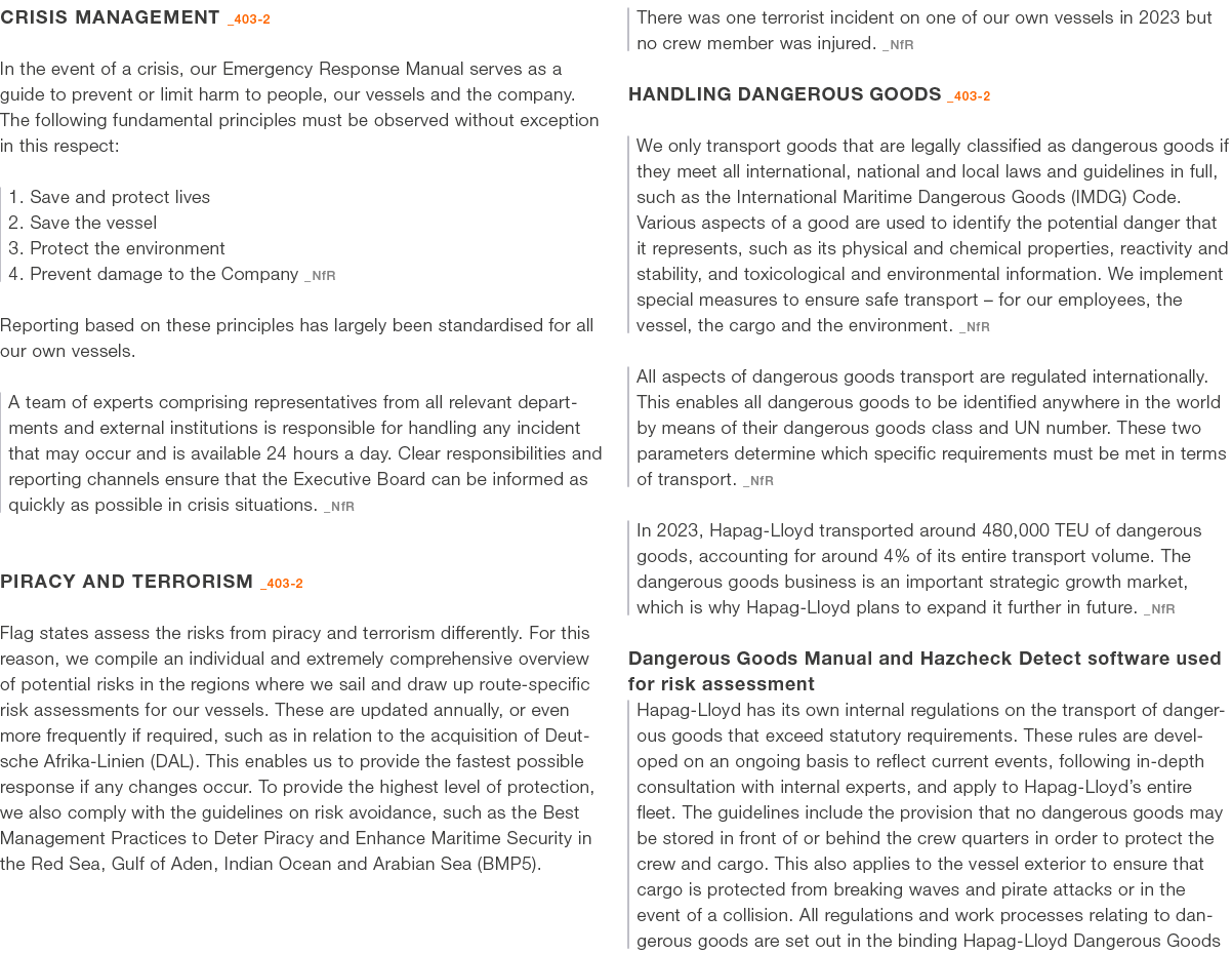 CRISIS MANAGEMENT _403 2 In the event of a crisis, our Emergency Response Manual serves as a guide to prevent or limi...