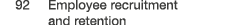  92 Employee recruitment and retention