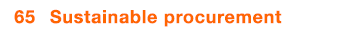  65 Sustainable procurement