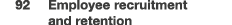  92 Employee recruitment and retention