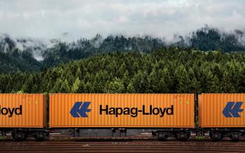 HLAG Wallpaper Cargo on Rail