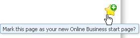 online business start page