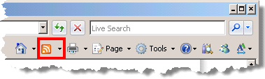 identify rss feeds ie